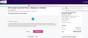 Malaysia vs vietnam final ticket online. Tickets To The Aff Suzuki Cup Final In Bukit Jalil Are Still Available For Rm800 Apiece News Rojak Daily