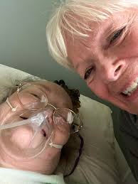 Visiting friends at McKay's Healthcare