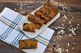 Pumpkin chocolate chip bread mx. Pumpkin Chocolate Chip Blender Bread Featherstone Nutrition