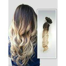 Dark Brown To Dandy Blonde Clip In Extension Ombre Hair Extensions Clip In Hair Extensions Brown To Blonde Ombre