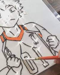 Pin On Anime Glass Art