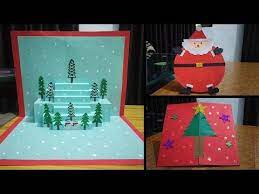 Start designing with the crello christmas card creator. 3 Diy Christmas Cards Handmade Santa Claus Pop Up Christmas Tree Cards Ideas Youtube Diy Christmas Cards Diy Christmas Cards Easy Santa Diy