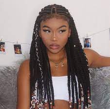Braids (also referred to as plaits) are a complex hairstyle formed by interlacing three or more strands of hair. Pin By N I K A On Goals Girls Hairstyles Braids Black Girl Braided Hairstyles African Braids Hairstyles