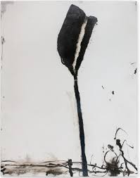 ▷ Stem in Black #1 (Abstract Painting) by Robert Baribeau, 2018