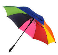 Automatic Open Rainbow Golf Canopy Umbrella
