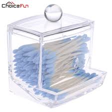Buy online & pickup today. Choice Fun Small Clear Acrylic Bathroom Storage Q Tip Cotton Swab Holder Cosmetic Makeup Organizer Cute Cotton Bud Box With Lid Organizer Cute Organizer Makeuporganizer Storage Box Aliexpress