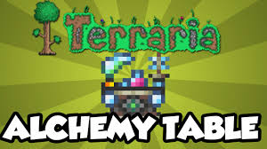 New Terraria 1 3 Items The Alchemy Table Terrraria 1 3 New Item Spotlight Youtube
