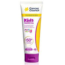 The cancer council recommends the use of lotion or cream sunscreens because it is easy to see how much product is being applied. Buy Cancer Council Spf 50 Kids 110ml Tube Online At Chemist Warehouse