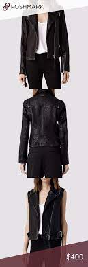 Sold Allsaints Alford Leather Biker Jacket Clothes Design Leather Biker Jacket Biker Jacket