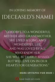 Maybe you would like to learn more about one of these?. Tombstone Messages For Grandmother
