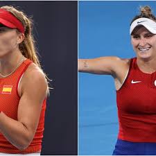 Vondrousova | quarterfinal match of olympics tennis event 2020. Qohtswfo Hnjqm