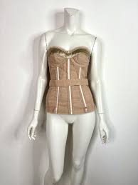 Dolce & Gabbana Blush Pink Tulle Corset Top 42 M | eBay