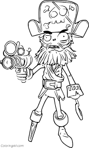 You can now print this beautiful plants zombies coloring pages chomper pvz all line art_108751 plants vs zombies coloring page or color online for free. Captain Deadbeard From Garden Warfare 2 Coloring Page Coloringall