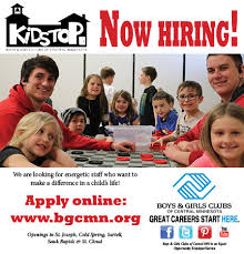 Boys Girls Club Is Hiring Boys Girls Clubs Of Central Minnesota