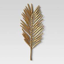 Us 247 31 off100pcslot gold foil decor golden copper leaf cover sheets gilding diy art craft paper gilding craft decorative sticker decor in. Leaf Wall Decor Light Gold Opalhouse Target