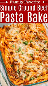 Pasta Bake Baked Pasta Dishes Baked Pasta Recipes Beef Pasta Recipes