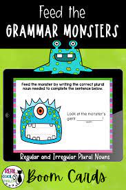 Plural Nouns Boom Cards Regular And Irregular Nouns Plurals Nouns Plural Nouns