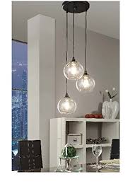 Dazhuan Industrial Vintage Bubble Glass Pendant Light Ceiling Fixture Hanging Lighting Trevse