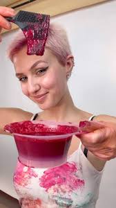 sooooo many people have tagged me in their own recreations of this video I  just wanted to repost this! #beetrootdye Dyeing my hair with a beetroot to  see if it works! 🤔