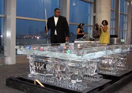 Iceworks Houston Pool Table Ice Sculptures Glass Pool