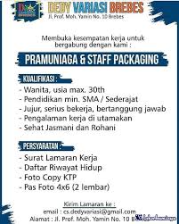 Upaya itu dilakukan melalui program kpu brebes mengajar, dengan sasaran mahasiswa, jumat (18/6/2021) Lowongan Kerja Dedy Variasi Brebes Kerja Riwayat Hidup Pendidikan