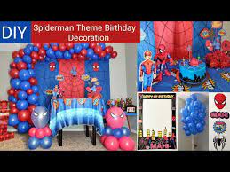 Check spelling or type a new query. Diy Spiderman Theme Birthday Decoration Ideas Kids Spiderman Birthday Party Decoration At Home Youtube