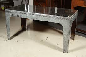 Pin By Jad Donohoe On Galvanised Riveted Water Tank Ideas Industrial Style Coffee Table Coffee Table Iron Coffee Table