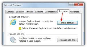How to make internet explorer default browser in windows 10. Fix General Failure When Open Link Or Url From Outlook And Windows Mail Raymond Cc