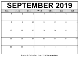 Check out this printable yearly calendar. Blank September 2019 Calendar Ko Fi Where Creators Get Donations From Fans With A Buy Me A Coffee Page