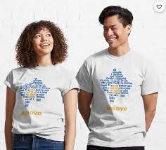 Anthem Map Flag Kosovo Classic T Shirt By Jr78 T Shirt T Shirts For Women Classic T Shirts