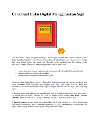 Ketiganya adalah format ebook yang paling sering digunakan walaupun ada juga aplikasi pembaca format dokumen yang lain. Cara Membuat Buku Digital Dengan Format Pdf Goreng