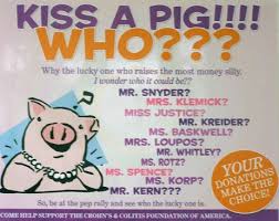 Who Will Kiss A Pig Pta Fundraising School Fundraisers High School Fundraiser