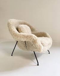 Fluffy Chair And Matching Cushion Saarinen Womb Chair Womb Chair Modern Furniture