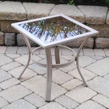 Backyard Creations Grant Park Side Table At Menards Backyard Creations Backyard Outdoor Decor