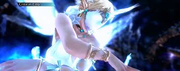 A screenshot from a fight between algol and mitsurugi. Soul Calibur V Review Kp