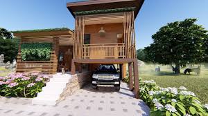 Bagi anda yang ingin membangun rumah bertingkat qhomemart akan memberikan model tangga rumah minimalis 2 lantai yang bisa dijadikan pilihan anda. Desain Rumah Panggung Kayu Modern 8x10 M Desain Rumah Pedesaan Wooden House Youtube