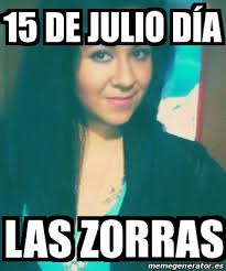 Puedes leer el contenido completo de esta portada porque eres socia o socio de eldiario.es. Meme Personalizado 15 De Julio Daa Las Zorras 17775817