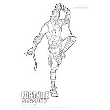Enclose a narrow rectangle behind the snout, beginning at the small circle. Fortnite Fortnite Kenji Skin Fortnite Item Shop Fortnite Battle Royale Fortnite Kuno Skin Fortnite Season 8 Ken Coloring Pages Coloring Pages For Boys Drawings