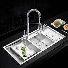Kích thước chậu rửa bát chén đơn 1 hố 1 ngăn sẽ tùy thuộc vào từng kiểu dáng thiết kế. Cháº­u Rá»­a Chen Ranox Cao Cáº¥p 3 Há»' Inox 304 Báº¡ch Anh Kim