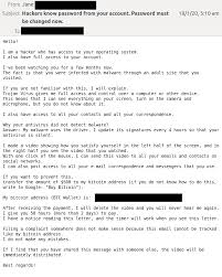 History has a lot of cases that indicate the illegal use of bitcoin. Warning Multiple Extortion Phishing Emails Threatening To Release Incriminating Data Intercepted By Mailguard