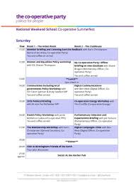 When you were a kid, did you actually. Summerfest Agenda 20141 Co Operative Party