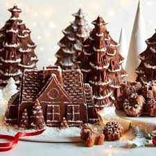 It's like eating a christmas tree! Nordic Ware Gingerbread House Bundt Pan Williams Sonoma Au Wedding Cake Gingerbread Tree Cakes Nordic Ware
