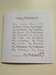 Fiance card, husband to be card, on our wedding day card ohsolovelypaperco 5 out of 5 stars (1,350) £ 3. Birthday Card Ideas For Husband Novocom Top