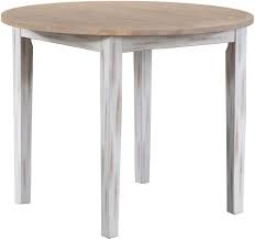 Modern farmhouse home out of stars. Winners Only Prescott Burlap Distressed White 38 Round Dining Table Dpr13838 Gates Home Furnishings