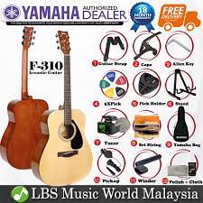 #yamaha f310 traditional western body spruce top yamaha quality in an affordable price durable versatile what's is in the box: Yamaha F310 41 Full Size Acoustic Guitar Package With D Addario String A Frame F 310 Lazada
