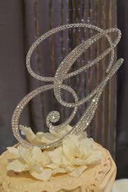 G Crystal Wedding Cake Topper Cake Topper Wedding Monogram Monogram Wedding Cake Wedding Cake Toppers