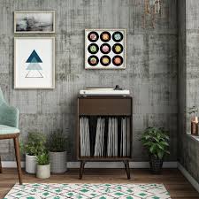 Everyday free shipping* · free shipping over $45 Novogratz Brittany Turntable Stand In Walnut Nebraska Furniture Mart