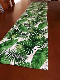 New Jungle Style Table Runner Made In Australia Agave Foliage Tropical Resort Succulent Aloe Vera Gift Crazy Plant Lady Table Runners Tropical Foliage Table Style