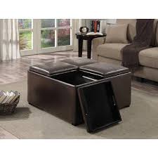 That said, i've started thinking about. Franklin Square Upholstered Storage Ottoman With 4 Serving Trays Walmart Com Walmart Com