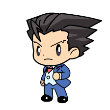 Phoenix Wright Chibi By Ijsj On Deviantart Phoenix Wright Chibi Cool Drawings